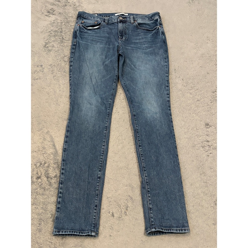 PacSun Stacked Skinny Jeans Mens 32x32 Medium Wash Blue Denim Stretch 090233